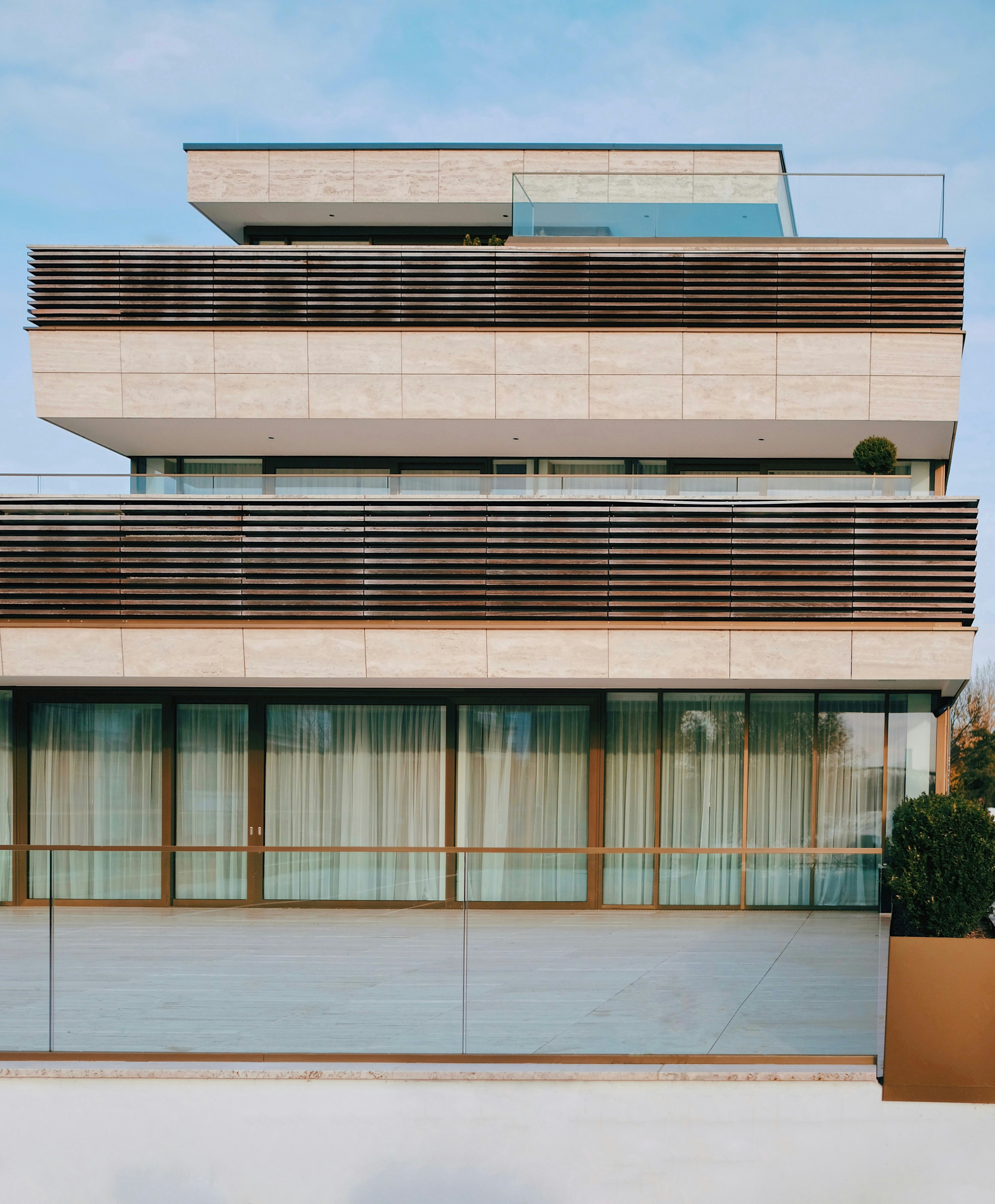 white and brown concrete building